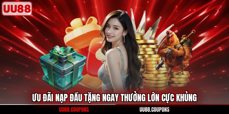 Ưu đãi nạp đầu tặng ngay thưởng lớn cực khủng